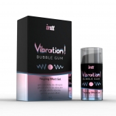 Жидкий интимный гель с эффектом вибрации Vibration! Bubble Gum - 15 мл. - INTT - купить с доставкой в Златоусте