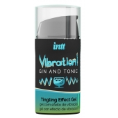 Жидкий интимный гель с эффектом вибрации Vibration! Gin   Tonic - 15 мл. - INTT - купить с доставкой в Златоусте