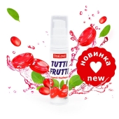 Гель-смазка Tutti-frutti со вкусом барбариса - 30 гр. - Биоритм - купить с доставкой в Златоусте