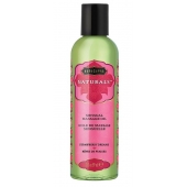 Массажное масло Naturals Strawberry Dreams с ароматом клубники - 59 мл. - Kama Sutra - купить с доставкой в Златоусте