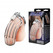 Металлическая клетка Prisoner Cock Сage с замком - BlueLine - купить с доставкой в Златоусте