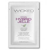 Гель-лубрикант на водно-силиконовой основе Simply Hybrid Jelle - 3 мл. - Wicked - купить с доставкой в Златоусте