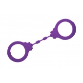 Фиолетовые силиконовые поножи Limitation - Lola Games - купить с доставкой в Златоусте
