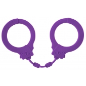 Фиолетовые силиконовые поножи Limitation - Lola Games - купить с доставкой в Златоусте