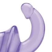 Фиолетовый безремневой страпон Strapless Strap-On - Lux Fetish - купить с доставкой в Златоусте