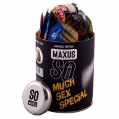 Текстурированные презервативы в кейсе MAXUS So Much Sex - 100 шт. - Maxus - купить с доставкой в Златоусте