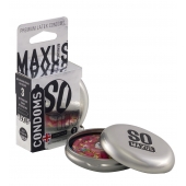 Экстремально тонкие презервативы в железном кейсе MAXUS Extreme Thin - 3 шт. - Maxus - купить с доставкой в Златоусте