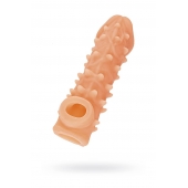 Телесная закрытая насадка с пупырышками Cock Sleeve Size M - 15,6 см. - KOKOS - в Златоусте купить с доставкой