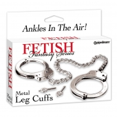 Металлические наручники Metal Leg Cuffs - Pipedream - купить с доставкой в Златоусте