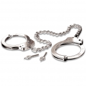 Металлические наручники Metal Leg Cuffs - Pipedream - купить с доставкой в Златоусте