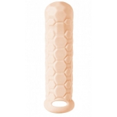 Телесный фаллоудлинитель Homme Long - 15,5 см. - Lola Games - в Златоусте купить с доставкой