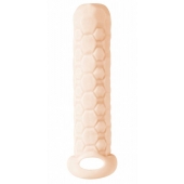 Телесный фаллоудлинитель Homme Long - 13,5 см. - Lola Games - в Златоусте купить с доставкой