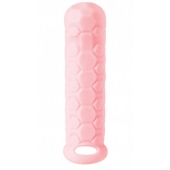 Розовый фаллоудлинитель Homme Long - 15,5 см. - Lola Games - в Златоусте купить с доставкой