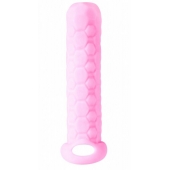 Розовый фаллоудлинитель Homme Long - 13,5 см. - Lola Games - в Златоусте купить с доставкой