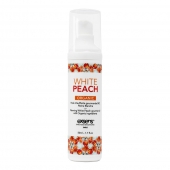 Разогревающее массажное масло Gourmet White Peach Organic с органическими ингредиентами - 50 мл. - Exsens - купить с доставкой в Златоусте