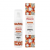 Разогревающее массажное масло Gourmet White Peach Organic с органическими ингредиентами - 50 мл. - Exsens - купить с доставкой в Златоусте