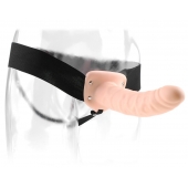 Полый страпон 8  Hollow Strap-On телесного цвета - 19 см. - Pipedream - купить с доставкой в Златоусте