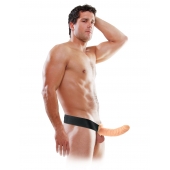 Полый страпон 8  Hollow Strap-On телесного цвета - 19 см. - Pipedream - купить с доставкой в Златоусте
