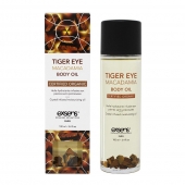 Органическое массажное масло TIGER EYE MACADAMIA - 100 мл. - Exsens - купить с доставкой в Златоусте
