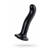 Черный стимулятор для пар P G-Spot Dildo Size L - 19 см. - Strap-on-me - в Златоусте купить с доставкой