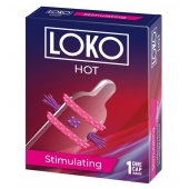 Стимулирующая насадка на пенис LOKO HOT с возбуждающим эффектом - Sitabella - в Златоусте купить с доставкой