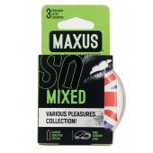 Презервативы в пластиковом кейсе MAXUS AIR Mixed - 3 шт. - Maxus - купить с доставкой в Златоусте