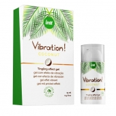 Возбуждающий гель с ароматом кокоса Vibration Coconut - 15 мл. - INTT - купить с доставкой в Златоусте