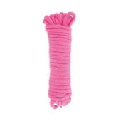 Розовая веревка для связывания Sweet Caress Rope - 10 метров - Sweet Caress - купить с доставкой в Златоусте