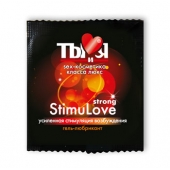Разогревающий гель-лубрикант Stimulove Strong в одноразовой упаковке - 4 гр. - Биоритм - купить с доставкой в Златоусте