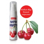 Гель-смазка Tutti-frutti с вишнёвым вкусом - 30 гр. - Биоритм - купить с доставкой в Златоусте