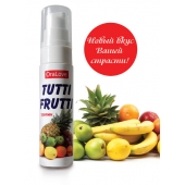Гель-смазка Tutti-frutti со вкусом тропических фруктов - 30 гр. - Биоритм - купить с доставкой в Златоусте