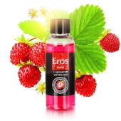 Массажное масло Eros fantasy с ароматом земляники - 50 мл. - Биоритм - купить с доставкой в Златоусте