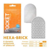 Карманный мастурбатор HEXA-BRICK - Tenga - в Златоусте купить с доставкой