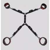 Изысканный набор фиксаций на кровати Reversible Under Mattress Restraint Set - Fifty Shades of Grey - купить с доставкой в Златоусте
