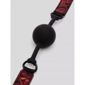 Кляп-шар на двусторонних ремешках Reversible Silicone Ball Gag - Fifty Shades of Grey - купить с доставкой в Златоусте