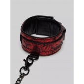 Красно-черные оковы Reversible Faux Leather Ankle Cuffs - Fifty Shades of Grey - купить с доставкой в Златоусте