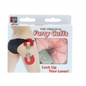 Металлические наручники с розовой меховой опушкой METAL HANDCUFF WITH PLUSH PINK - Dream Toys - купить с доставкой в Златоусте