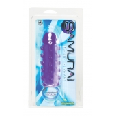 Закрытая фиолетовая насадка с пупырышками SAMURAI PENIS SLEEVE PURPLE - 14,5 см. - NMC - в Златоусте купить с доставкой