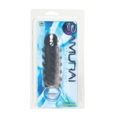 Дымчатая стимулирующая насадка с закрытой головкой SAMURAI PENIS SLEEVE BLACK - 14,5 см. - NMC - в Златоусте купить с доставкой