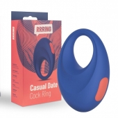Синее эрекционное кольцо RRRING Casual Date Cock Ring - FeelzToys - в Златоусте купить с доставкой