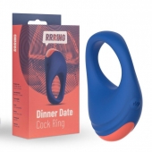 Синее эрекционное кольцо RRRING Dinner Date Cock Ring - FeelzToys - в Златоусте купить с доставкой