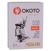 Набор из 4 презервативов OKOTO MegaMIX - Sitabella - купить с доставкой в Златоусте
