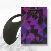 Черное эрекционное виброкольцо Thor Cockring - FeelzToys - в Златоусте купить с доставкой