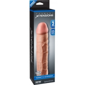 Телесная насадка Fantasy X-tensions Perfect 2  Extension - 20,3 см. - Pipedream - в Златоусте купить с доставкой