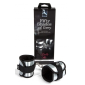 Серо-черные наручники Totally His - Fifty Shades of Grey - купить с доставкой в Златоусте