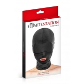 Сплошная маска на голову с прорезью для рта - Fetish Tentation - купить с доставкой в Златоусте