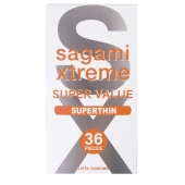 Ультратонкие презервативы Sagami Xtreme Superthin - 36 шт. - Sagami - купить с доставкой в Златоусте