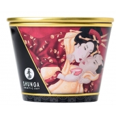 Массажная  свеча Sparkling Strawberry Wine с ароматом клубничного вина - 170 мл. - Shunga - купить с доставкой в Златоусте