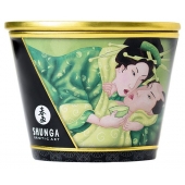 Массажная свеча Exotic Green Tea с ароматом зелёного чая - 170 мл. - Shunga - купить с доставкой в Златоусте