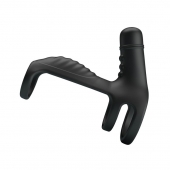 Черная вибронасадка на пенис Vibrating Penis Sling - Baile - в Златоусте купить с доставкой